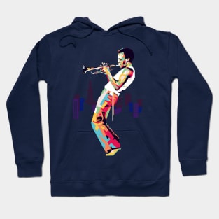 jazzman with horn wpap pop art Hoodie